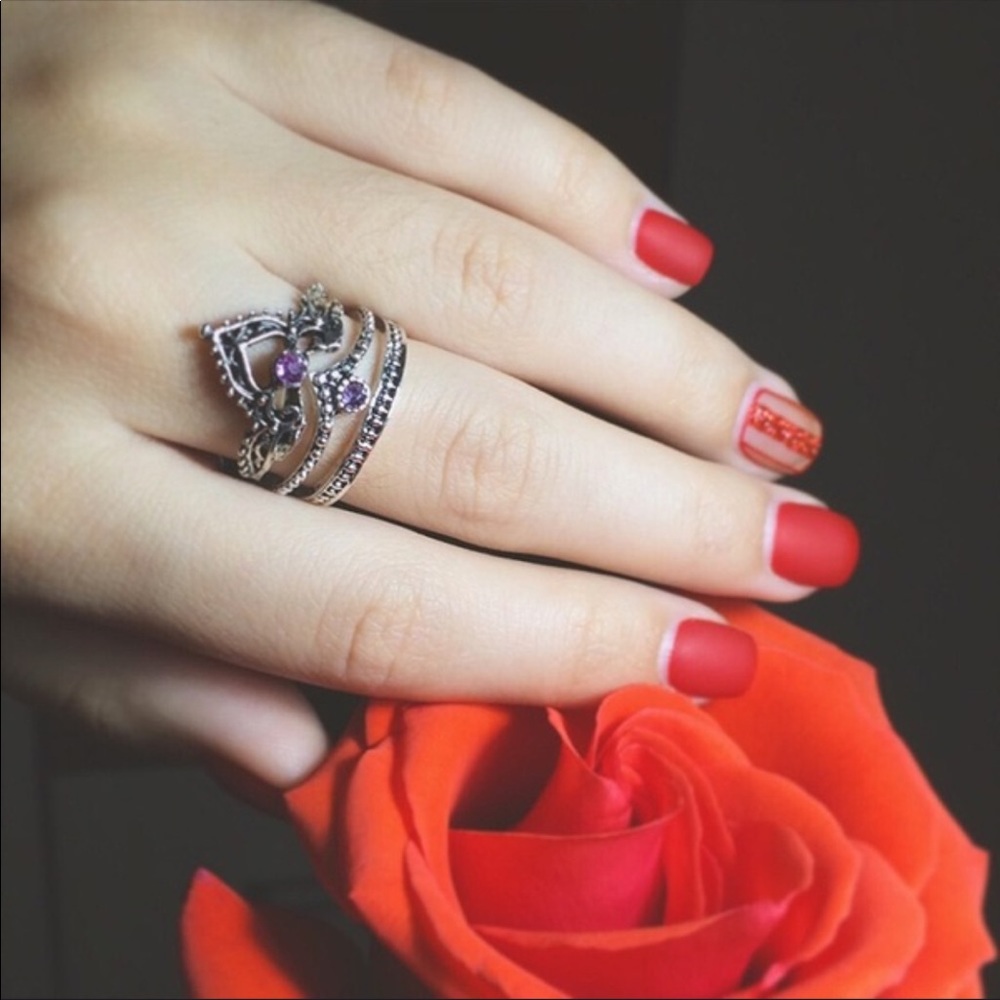 10 piece gorgeous ring set!!! 💕 - Picture 3 of 5